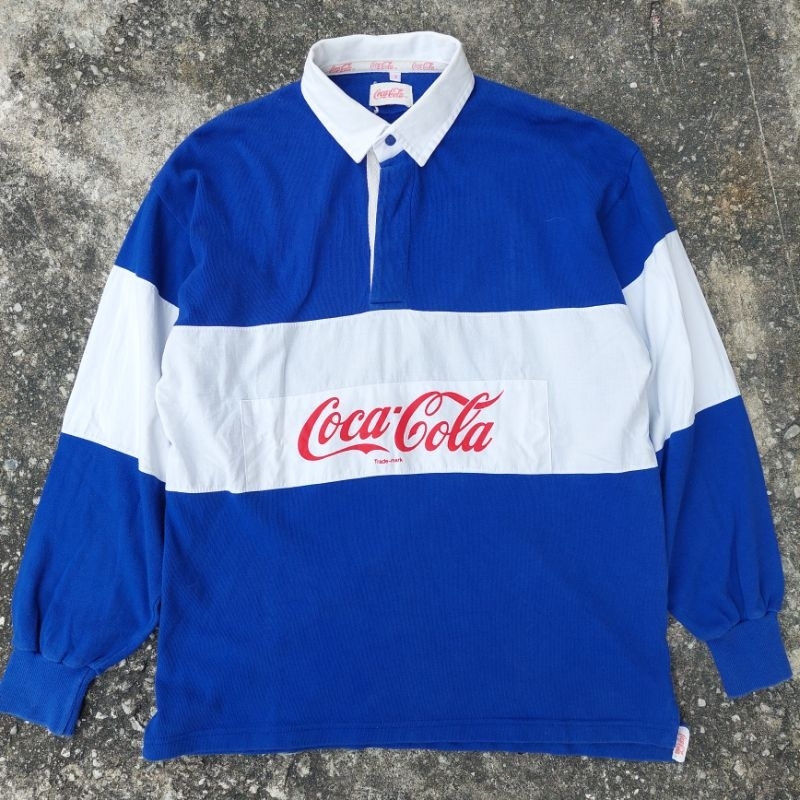 Vintage Coca Cola Rugby Shirt