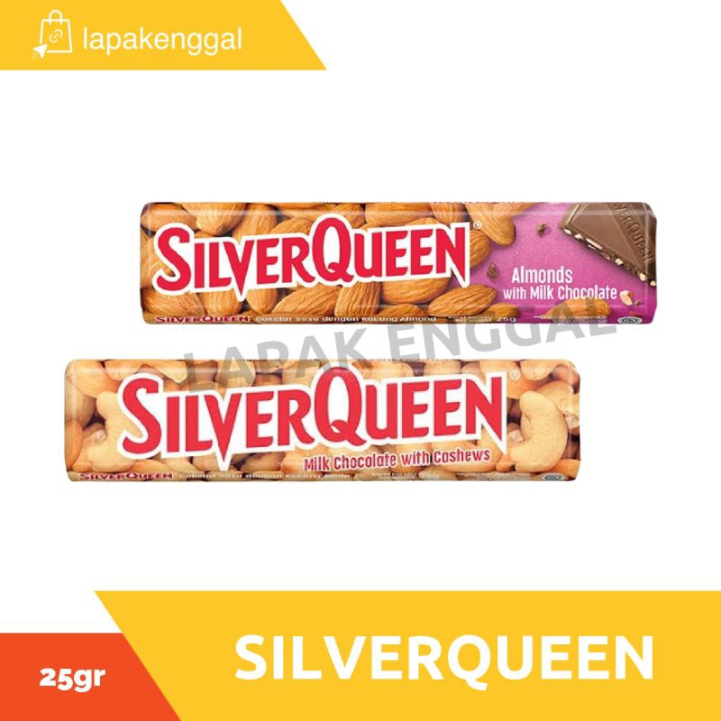 

SilverQueen Cashew / Almonds 25gr