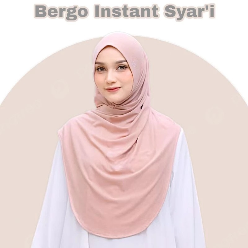 VIRAL LOLLY Hijab Instan syar'i Non Pet Jersey Premium Size L Kerudung Instan Jisoo
