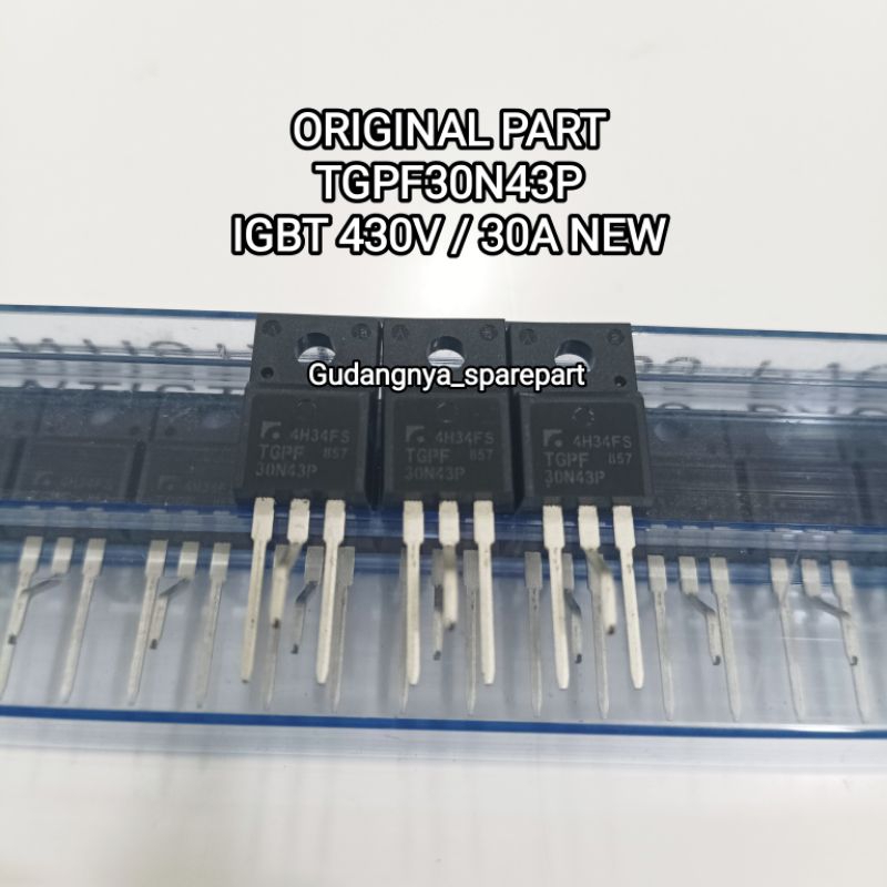 ORIGINAL IGBT TGPF30N43P TGPF30N43P TGPF 30N43P ORI MOSFET PLASMA TRANSISTOR 30A 430V