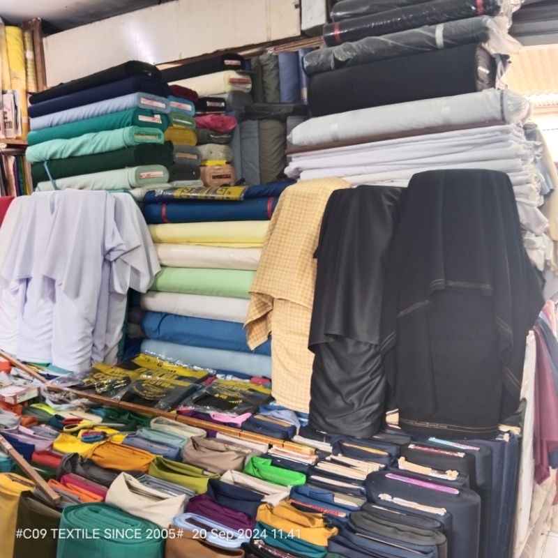 HARGA/0,5 M | KAIN SUPER JET BLACK - KAIN SUPER BLACK - KAIN CELANA - KAIN JAS PREMIUM