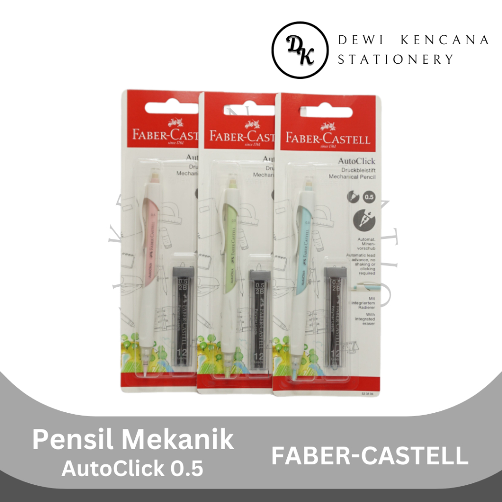 

Pensil Mekanik Faber-Castell AutoClick 0.5 Set