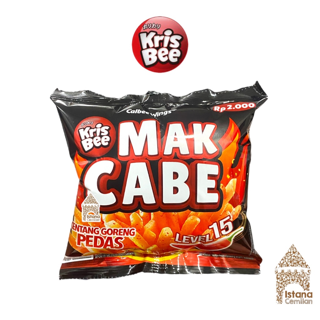 

Krisbee MakCabe / Kris Bee Mak Cabe Kentang Goreng Pedas Level 15 20 Gram