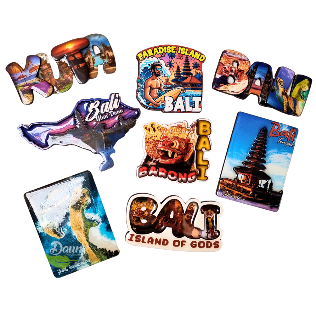 Epoxy Magnet Kulkas Tema Bali | Magnet Tempelan Kulkas