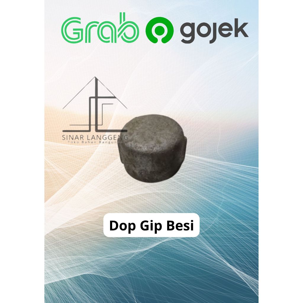END CAP / DOP ( GIP ) BESI 1/2" G BRAND TUTUP PIPA 1/2 INCHI