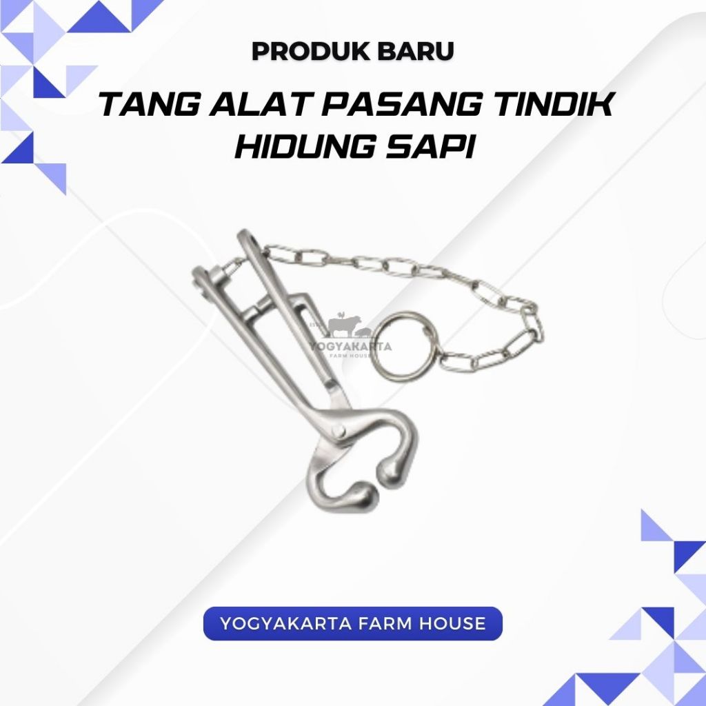 Tang Alat Pasang Tindik Hidung Sapi Tang Cincin Bull Ring Sapi – Cattle Nose Ring Pliers