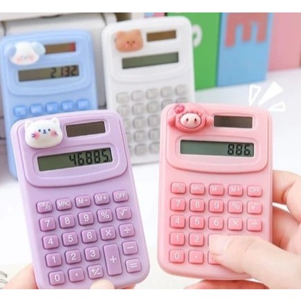 

Kalkulator Kecil 8 DigitCalculator Mini Pocket Full Color WarnaMacaroon Lucu Pastel Soft Estetik