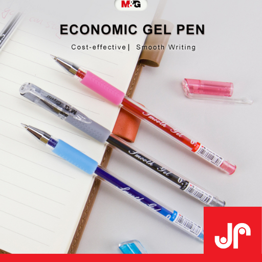 

M&G PULPEN CRYSTAL GEL PEN SMOOTH GEL 0.5MM / PULPEN GEL PEN WARNA MERAH BIRU HITAM AGPA7172