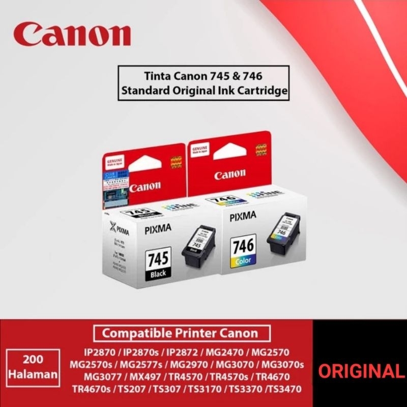 TINTA CANON 745 746 ORIGINAL
