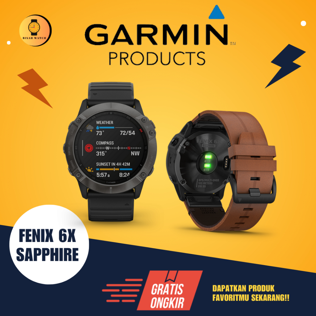 WATCH GARMIN FENIX 6X Sapphire GPS Outdoor