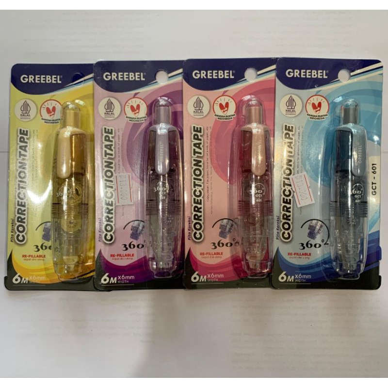 

TIP X ATAU CORRECTION TAPE MERK GREBEEL GCT-601 6MM×6MM
