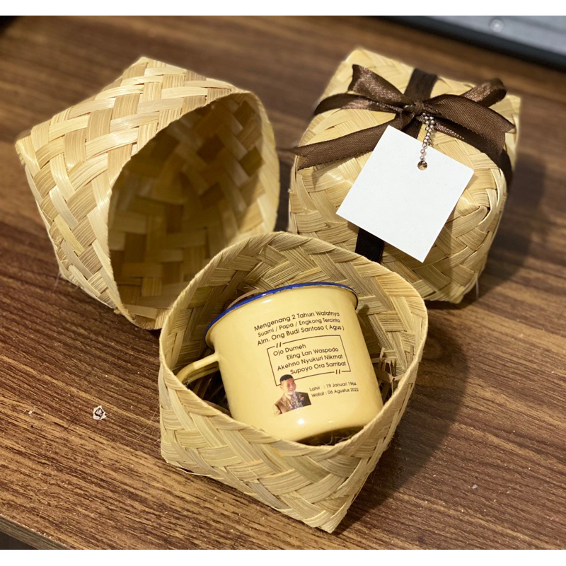 SOUVENIR MUG ENAMEL CUSTOM | MUG ENAMEL + BESEK CUSTOM