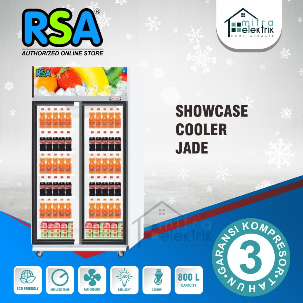 Showcase RSA JADE 800L 2 Pintu