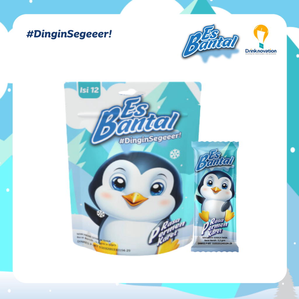 

DIY Es Bantal Rasa Permen Karet isi 12pcs