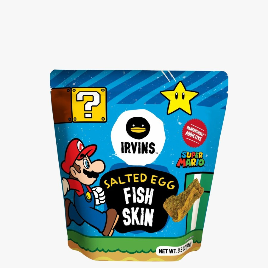 

IRVINS SUPER MARIO SALTED EGG FISH SKIN 95G