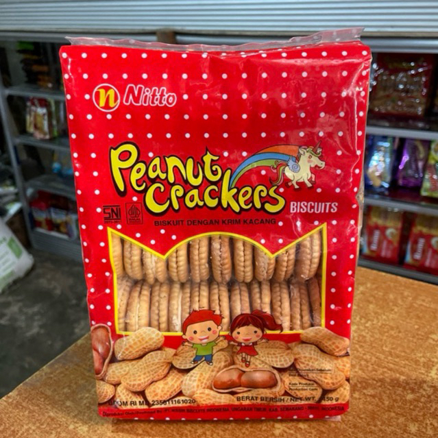 

PEANUT CRACKERS BISCUITS 450gr