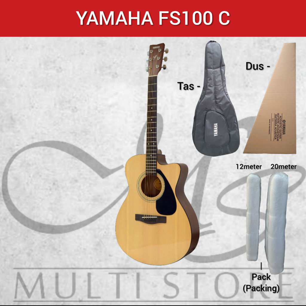 Gitar YAMAHA FS100 - FS 100 - FS100C - FS 100C - FS100 C - NATURAL