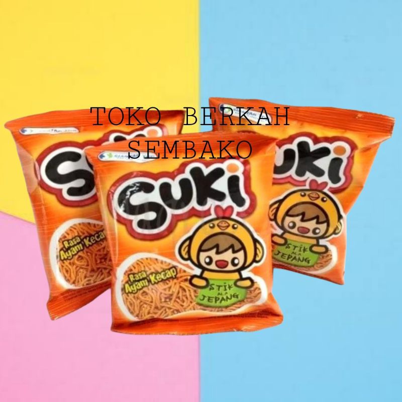 

(RENCENG) SUKI Stik Ala Jepang Rasa Ayam Kecap Isi 10Pcs