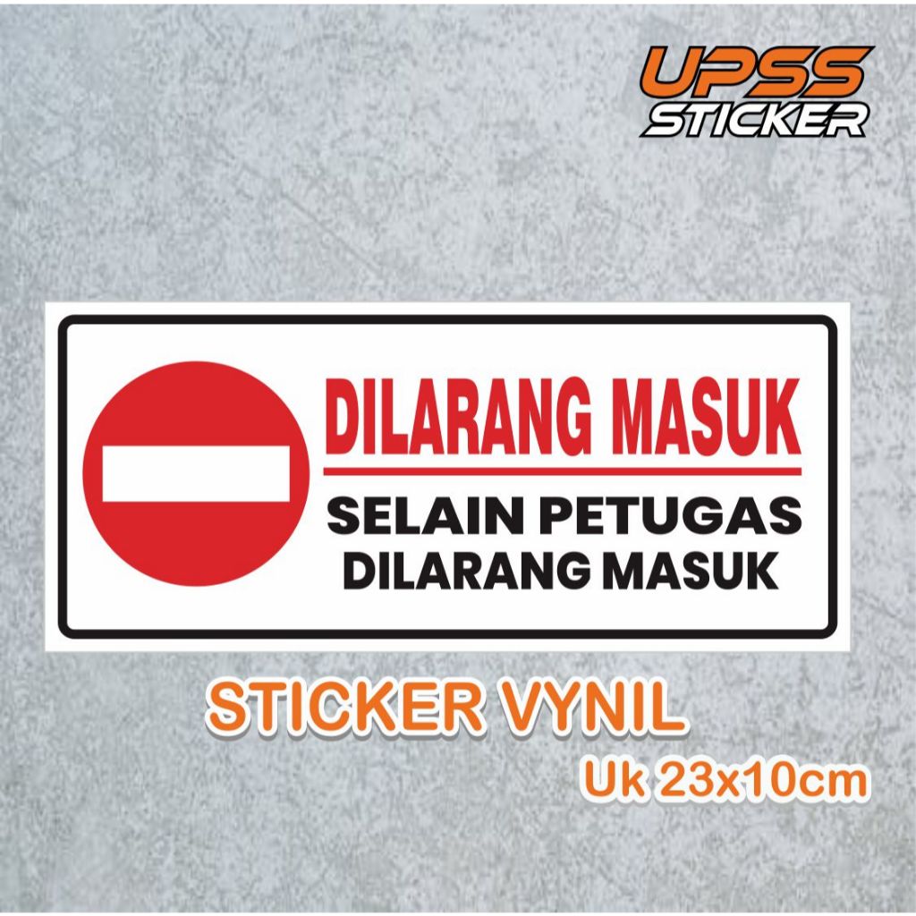 

ticker Label Staff only selain karyawan dilarang masuk