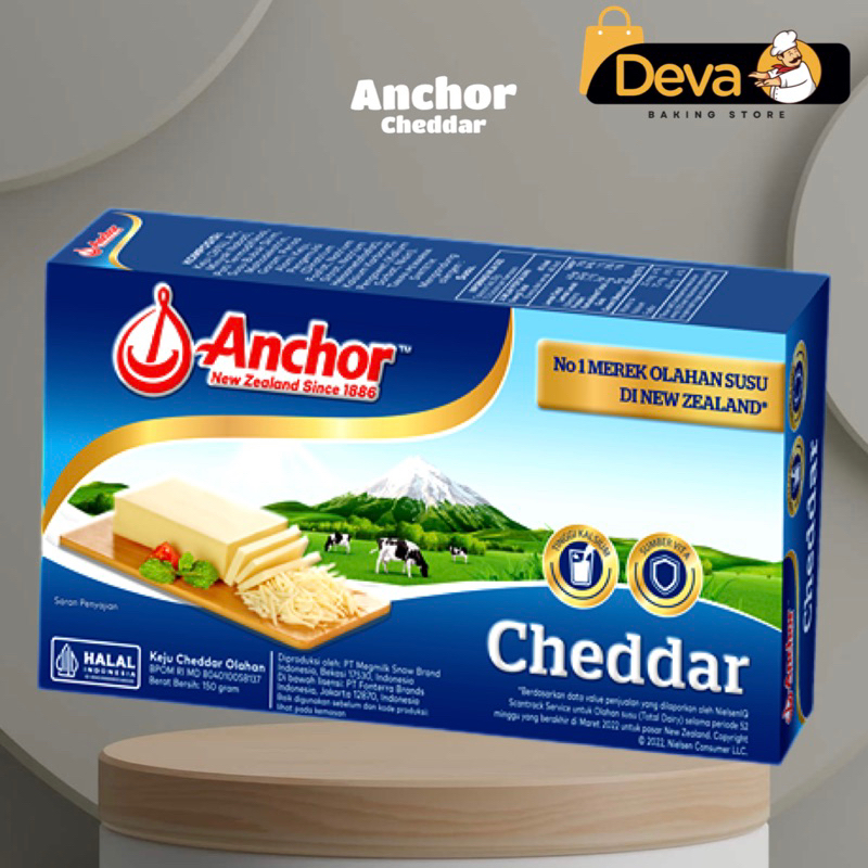 

Anchor Cheddar - Keju Anchor Cheddar 150gr