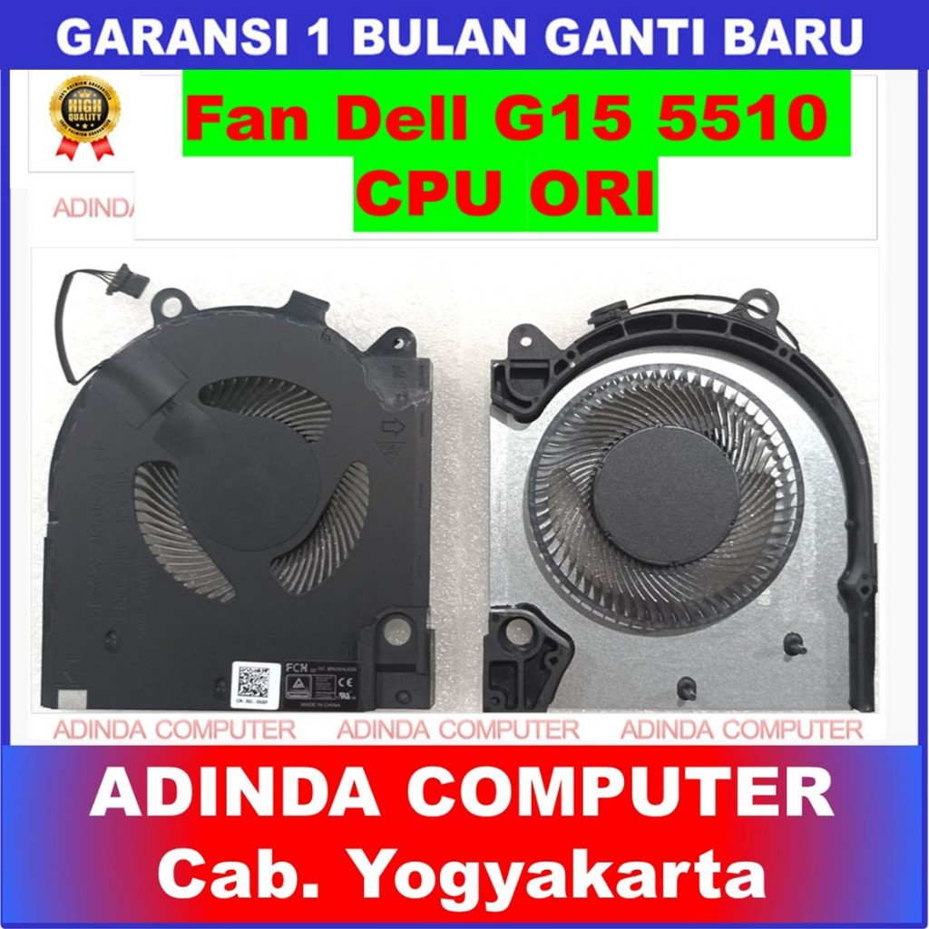 Fan Dell G15 5510 G15 5511 G15 5515 RTX3050 RTX3060 RTX3070 CPU ORI