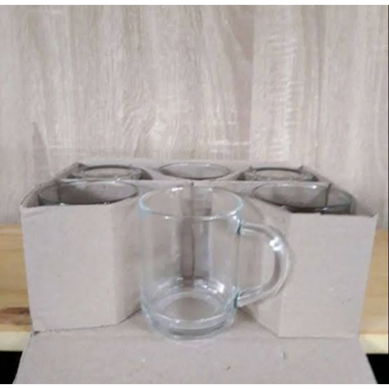 GELAS KOPI GAGANG POLOS HARGA SATU LUSIN