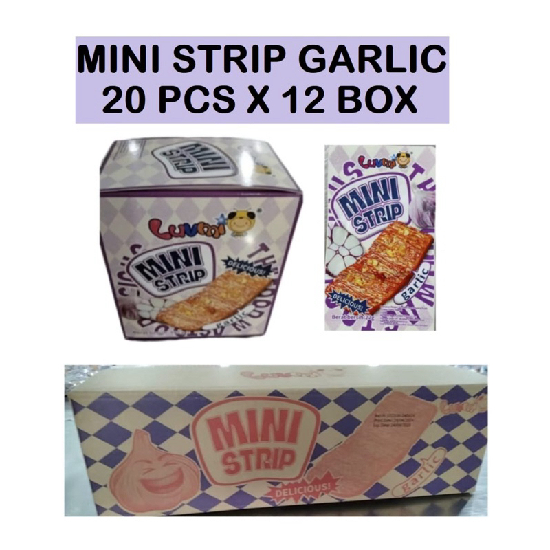 

LATIAO MINI STRIP GARLIC HALAL BPOM BESTSELLER @20pcs