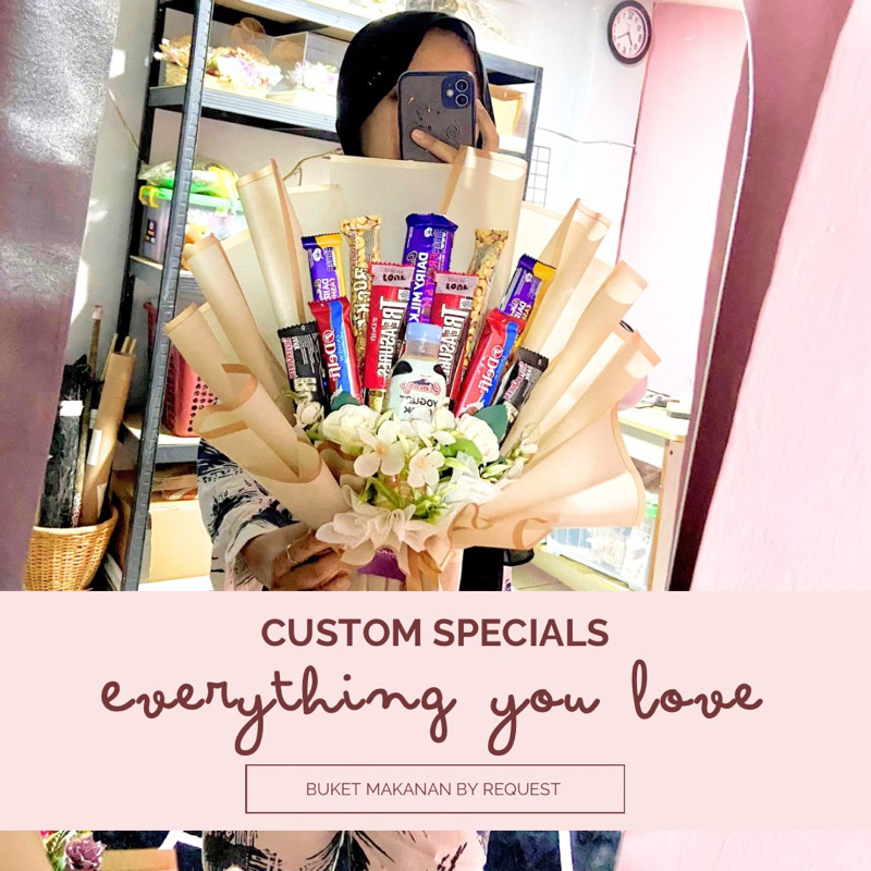 

BUKET MAKANAN CUSTOM | BOUQET MAKANAN | WAJIB BACA DESKRIPSI