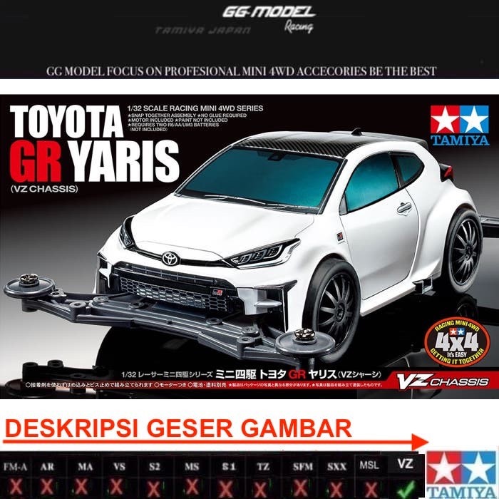 TAMIYA 18097 TOYOTA GR YARIS