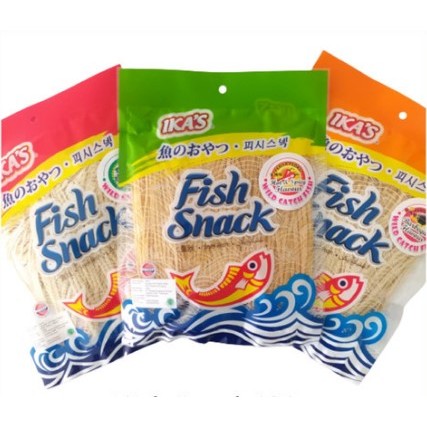 

FISH SNACK MERK IKA'S 120 GRAM - JUHI SNACK CEMILAN IKAN BERVARIAN RASA