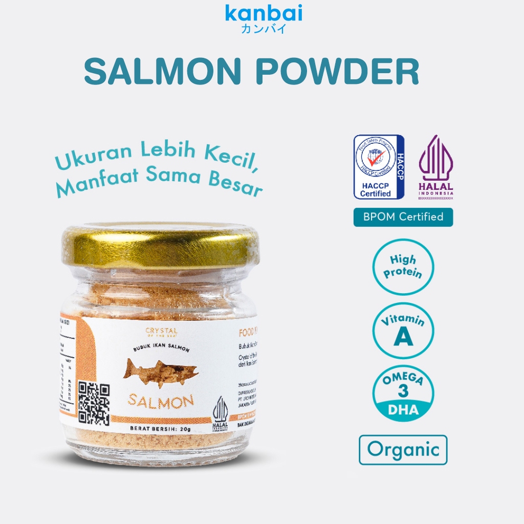 

Salmon Powder 20gr Bubuk Ikan Salmon - Bumbu Kaldu MPASI NON MSG