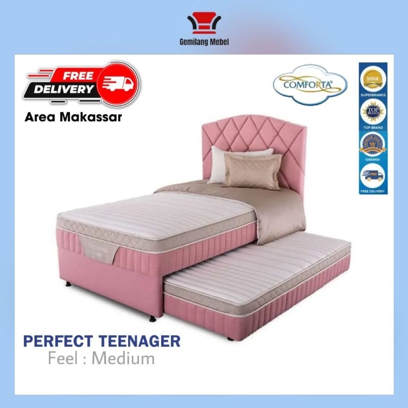 Spring Bed 2in1 Teeneger l Spring Bed 2 Susun l Spring Bed Makassar