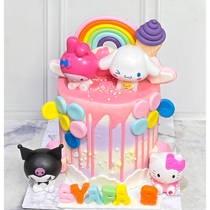 

Kue Ultah Cinamorol / Cake Ultah Cinamorol Karakter