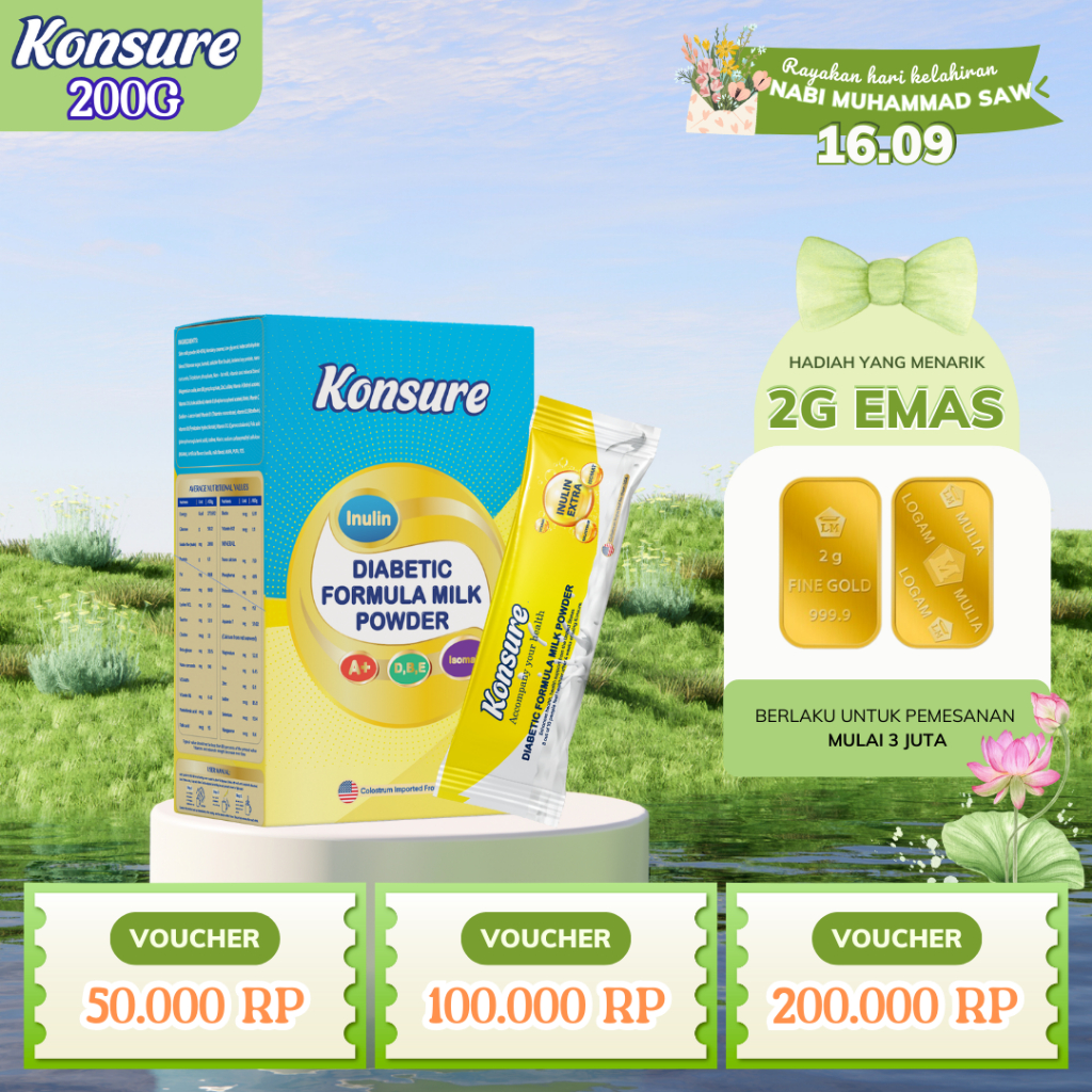 

Konsure Susu Diabetes Terkemuka Import Usa 20g