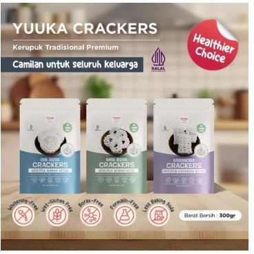 

Yuuka Food Crackers Kerupuk 300g Kerupuk Tradisional Premium