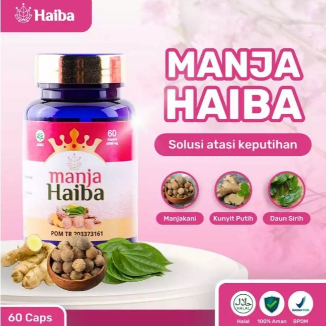 Manja Haiba Perawatan Kesehatan Kewanitaan & Untuk Promil BPOM – Original 100%