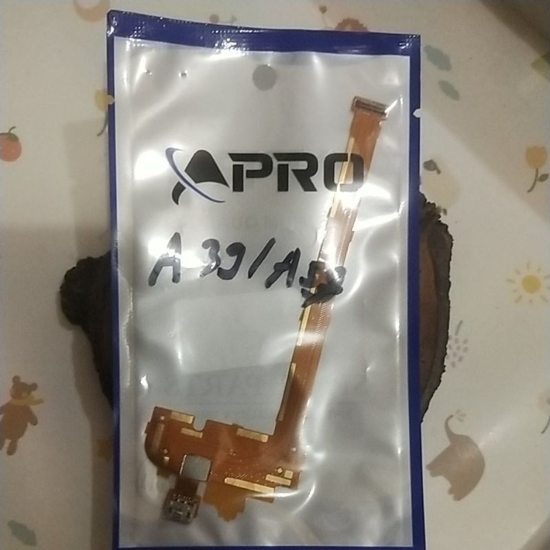 FLEXIBECAS KONEKTOR CHARGER PCB OPPO A39/A57 MIC+CAS IC ORI