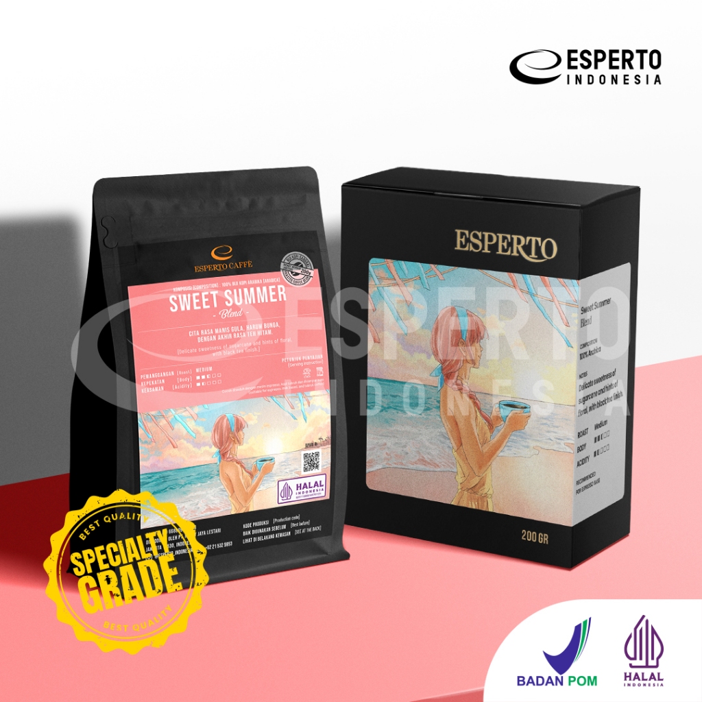 

Esperto Caffe Speciality Grade Sweet Summer Blend 200g