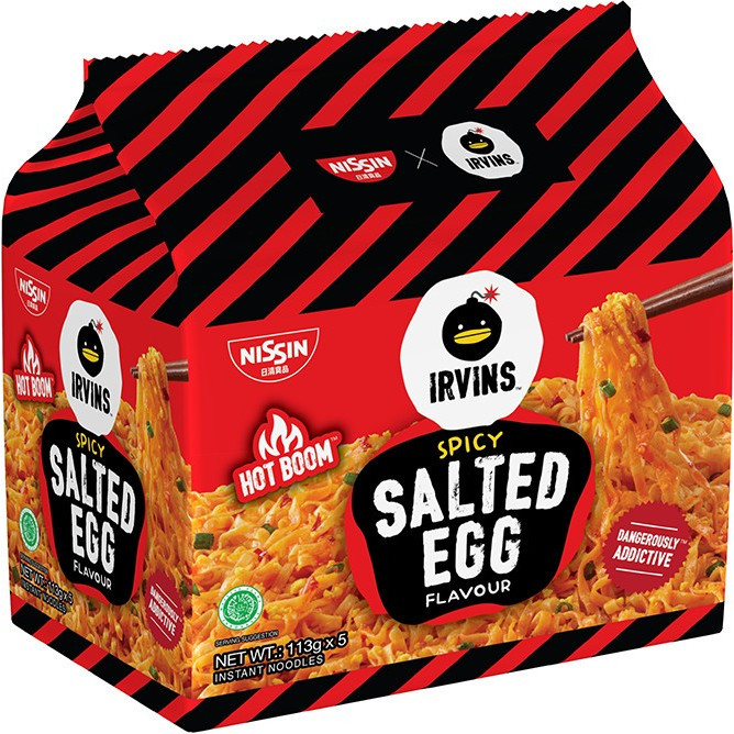 

Nissin Irvins Salted Egg Spicy Instant Noodle