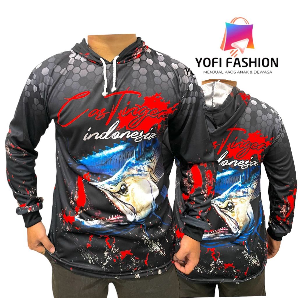 BAJU MANCING LENGAN PANJANG JERSEY PANCING SPORT KAOS MEMANCING