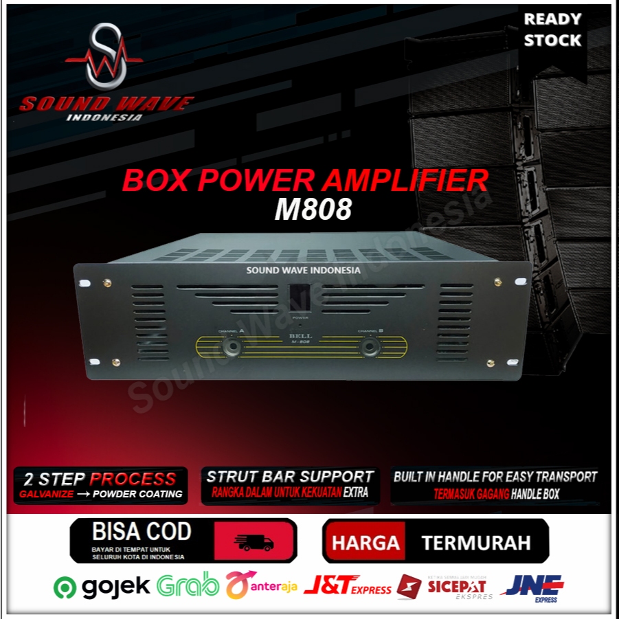 BOX POWER AMPLIFIER BELL M808