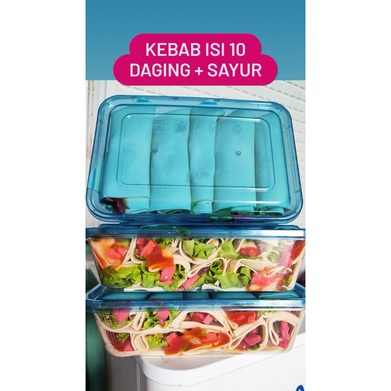 

Kebab daging sayur isi 10