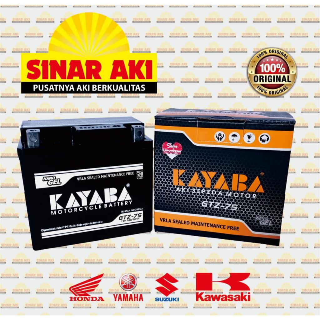 GENGSILEGI89 - AKI MOTOR KAYABA GTZ7S AKI KERING VARIO 150 125 PCX ADV SCOOPY GSX CBR150R BURGMAN