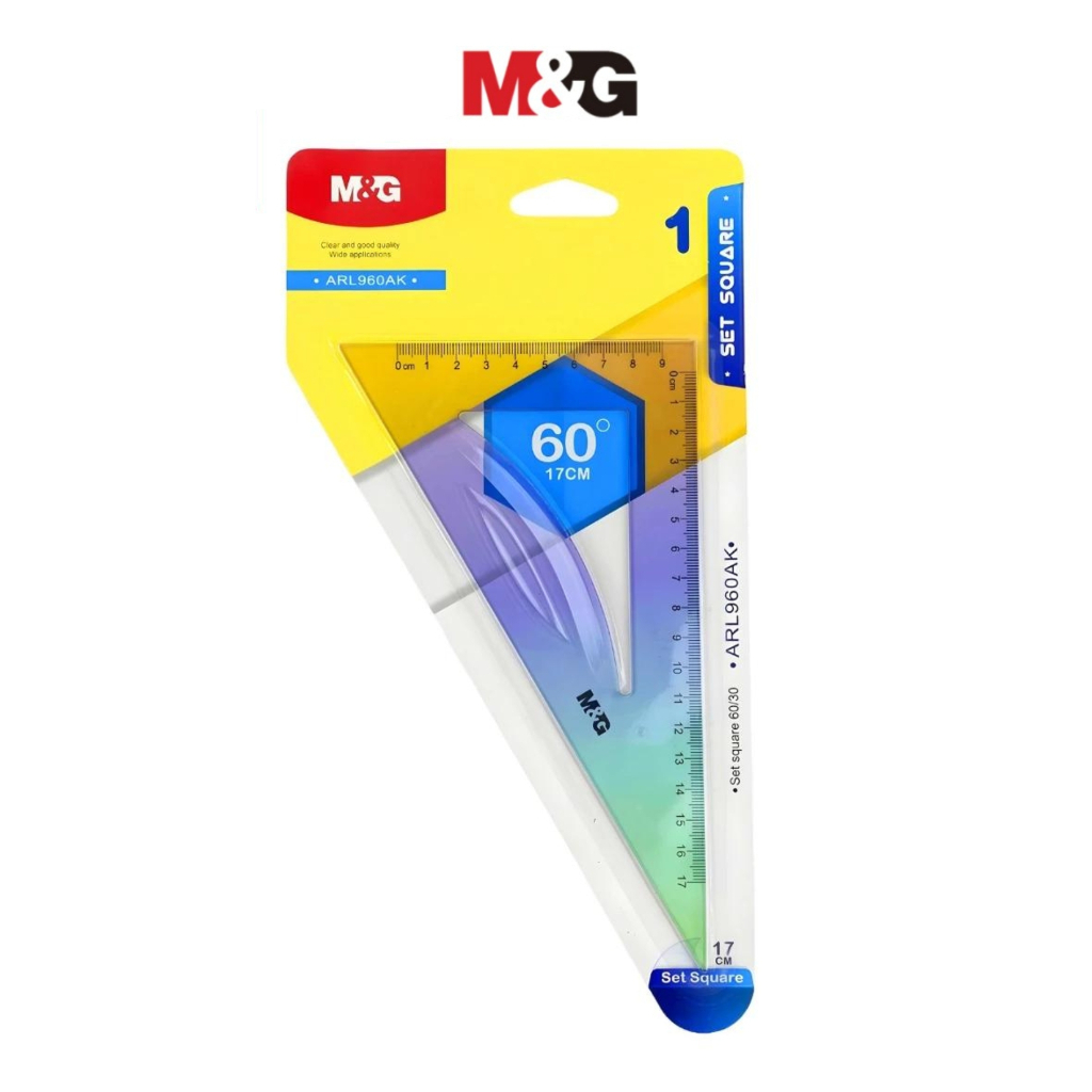 

Penggaris Bening M&G Geometry Gradasi Warna 17 cm 60 Derajat #ARL960AK SHABG
