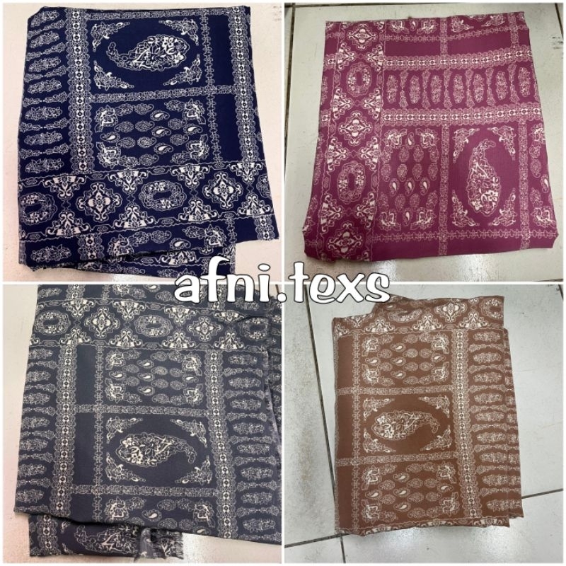 Kain wolfis Premium Grade A, kain monalisa motif Premium