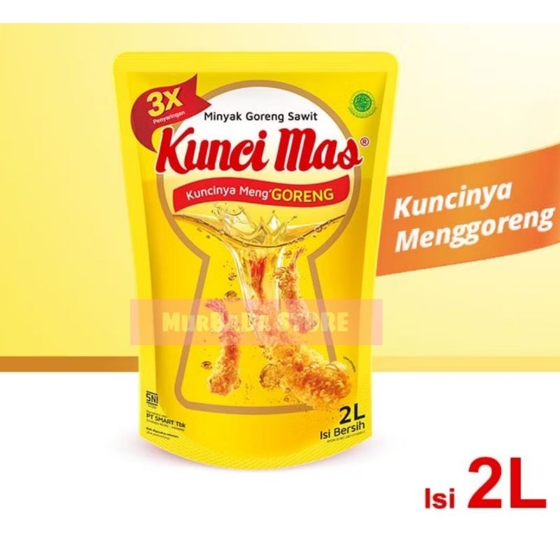 

_MurBaDaSTORE_KUNCI MAS MINYAK GORENG POUCH 2 LITER