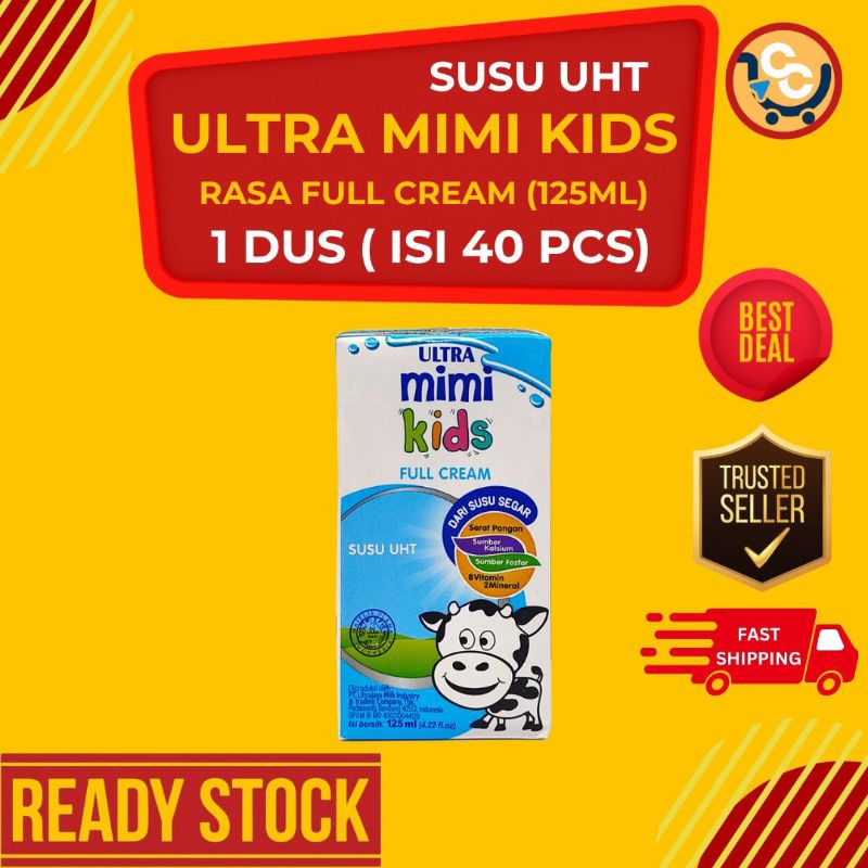 

Susu UHT Ultra Mimi Kids Full Cream 125ml