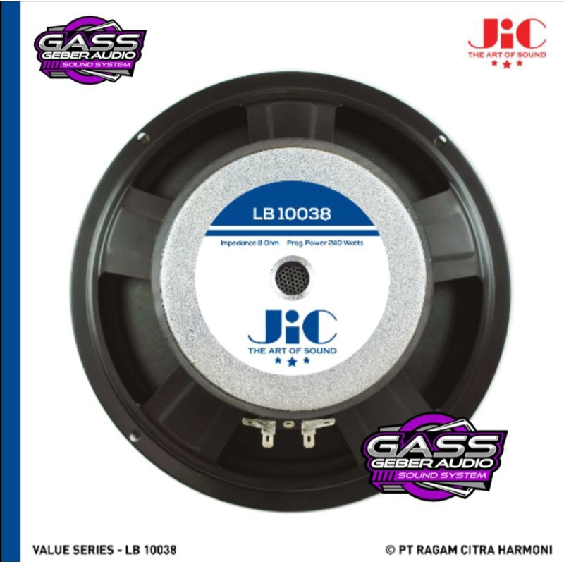 speaker JIC LB 10038 - 10inch original