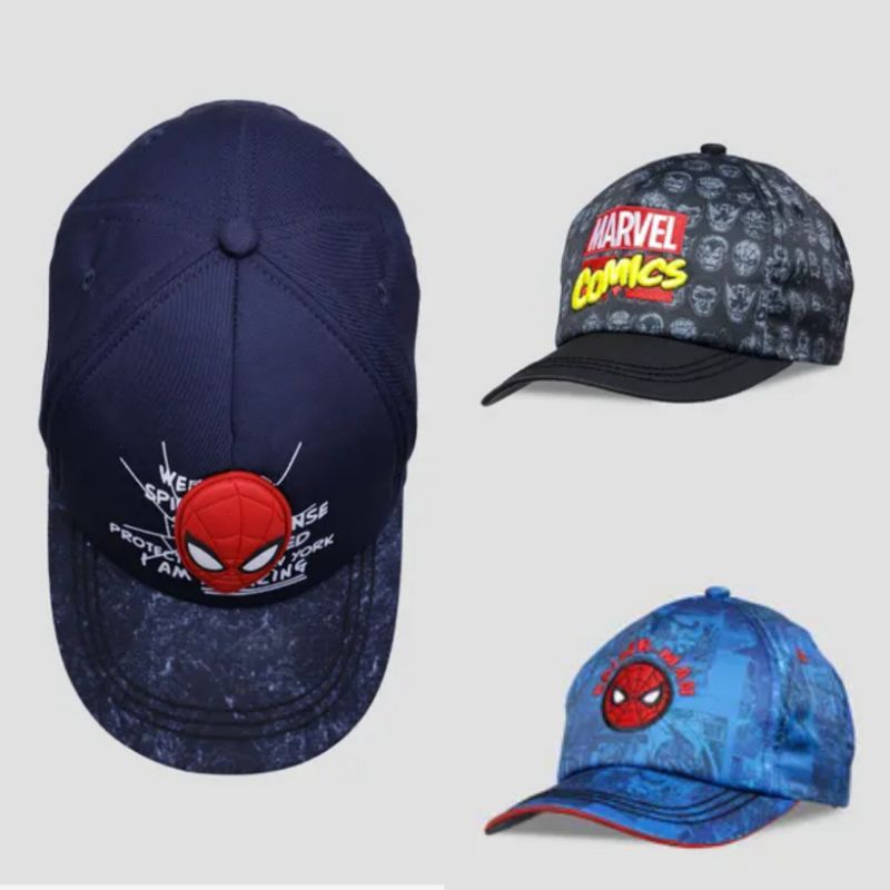 MATAHARI Topi Anak Marvel Spiderman