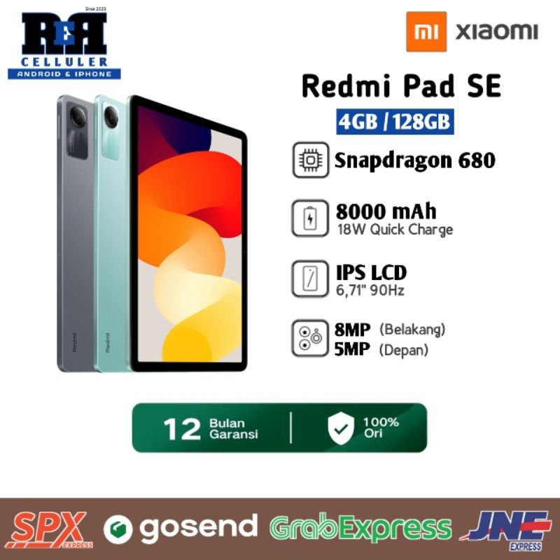 Xiaomi Redmi Pad SE 4/128GB 11.0 inches Garansi resmi segel box